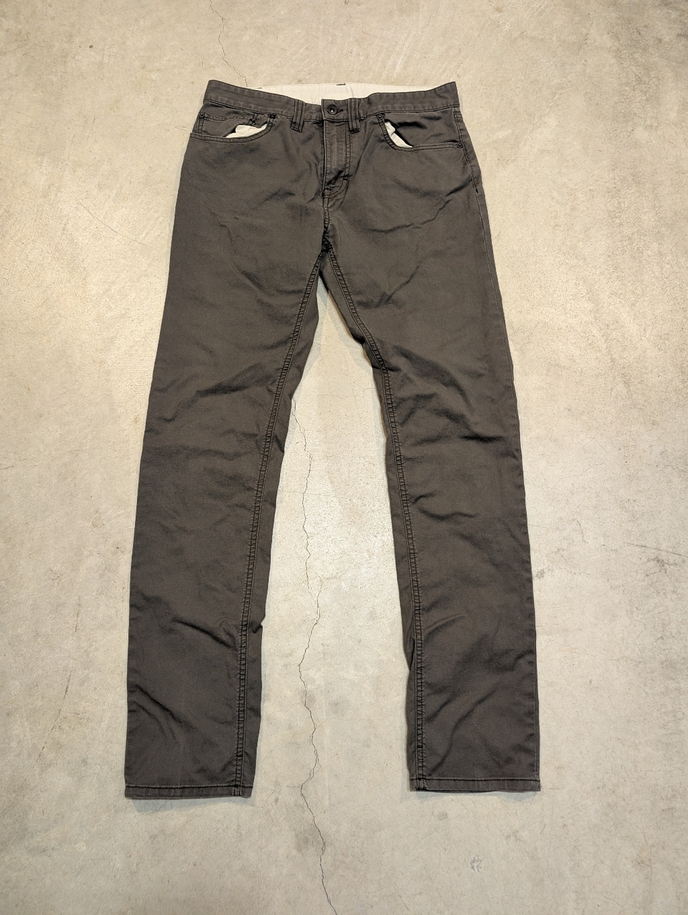 Prana Embark Men's 33 Slim Pants Brown